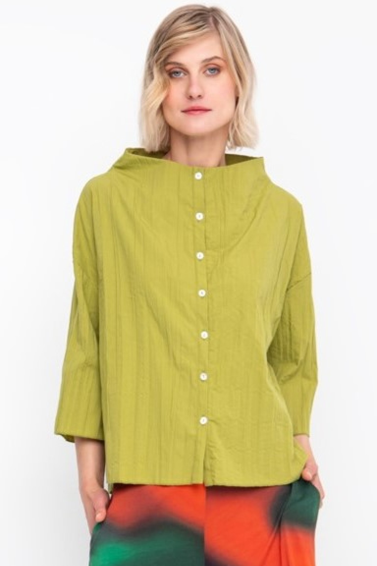 LOOSE SHIRT WITH 3/4 SLEEVES
