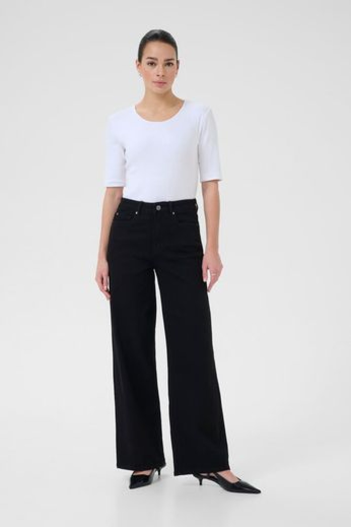 Jean μαύρο παντελόνι πεντάτσεπο