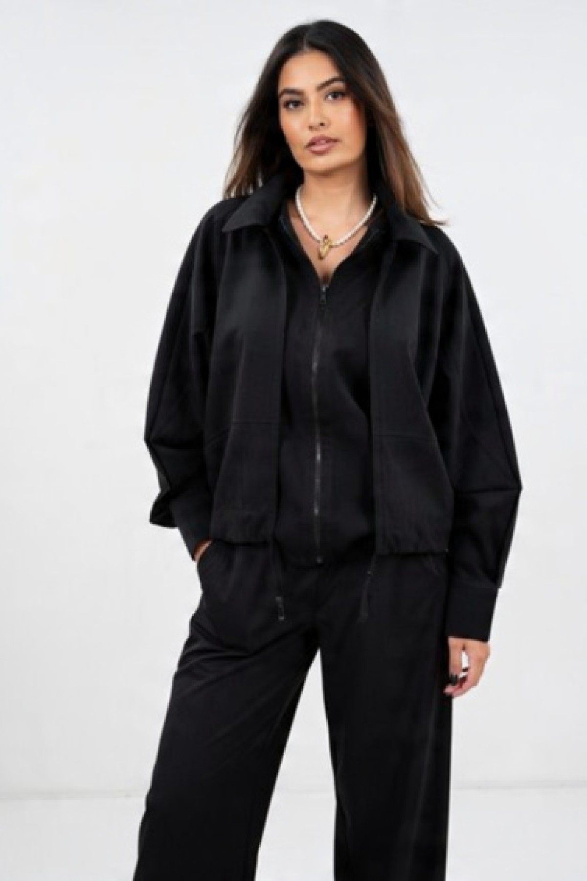 Oversized bomber jacket