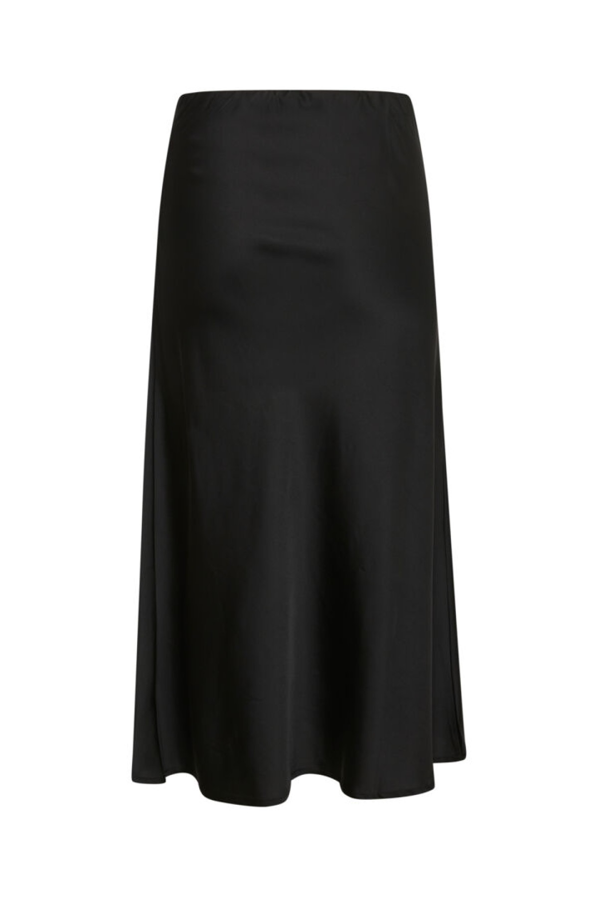 MIDI SATIN SKIRT