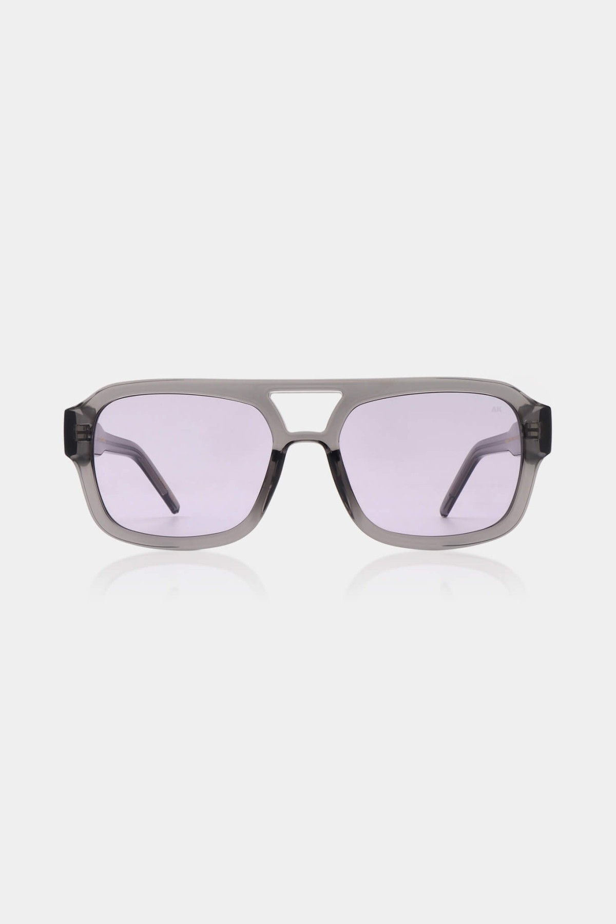 SUNGLASSES GREY TRANSPARENT - KAYA - UV 400 PROTECTION