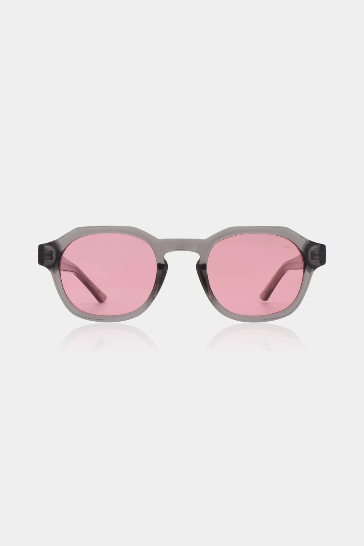 SUNGLASSES GREY TRANSPARENT - ZAN - UV 400 PROTECTION