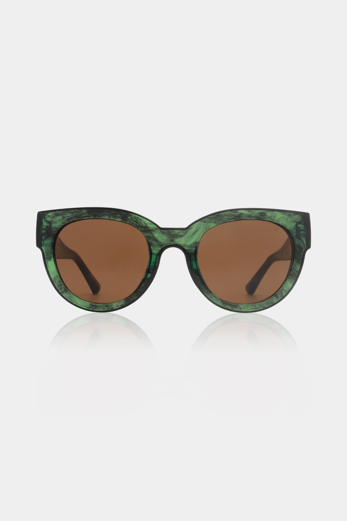 SUNGLASSES GREEN MARBLE - LILLY – UV 400 PROTECTION