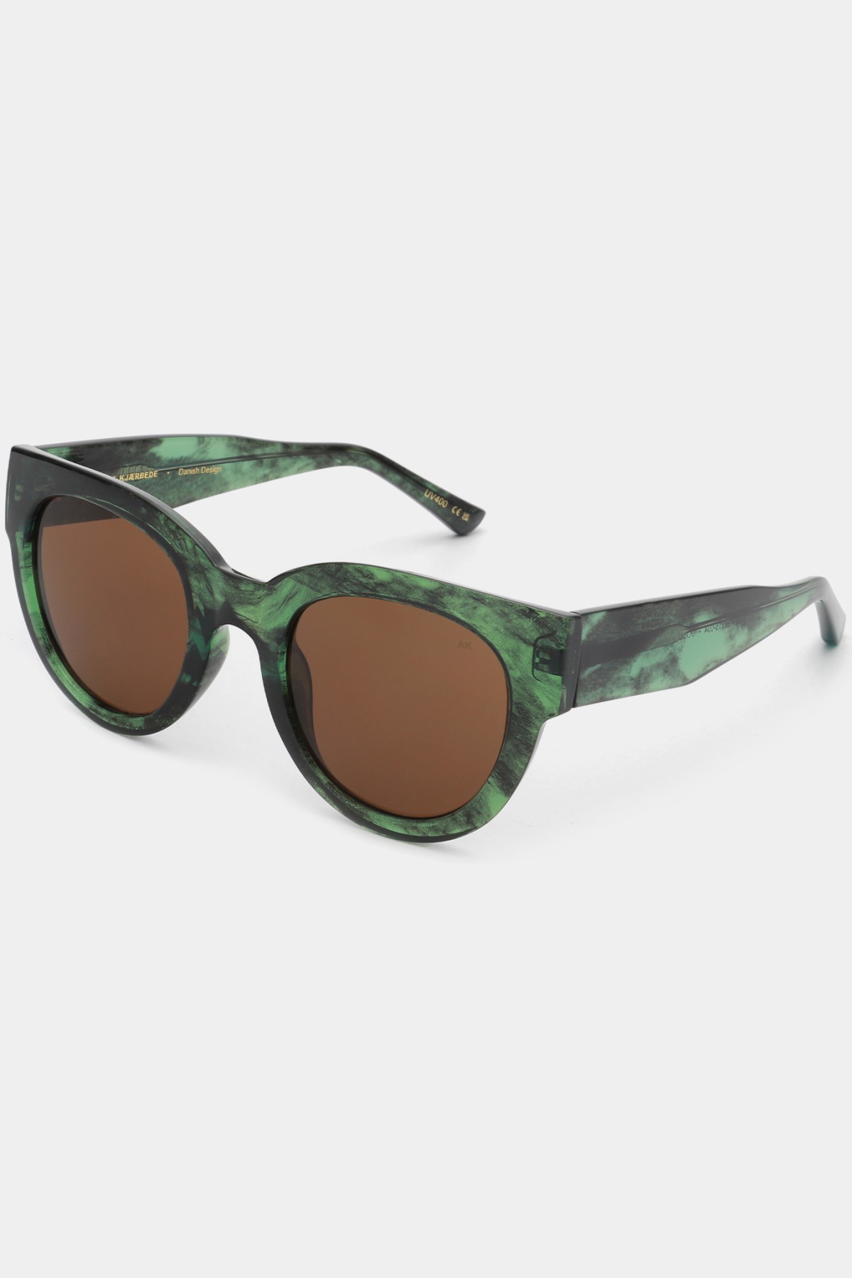 SUNGLASSES GREEN MARBLE - LILLY – UV 400 PROTECTION