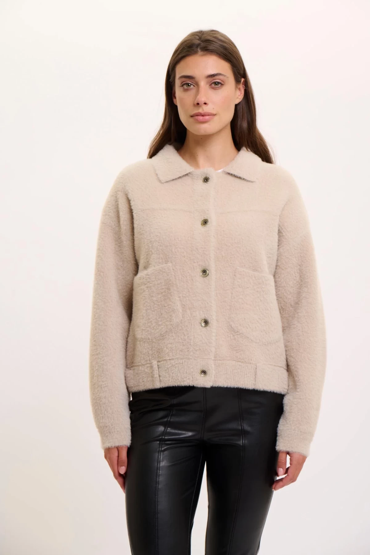 SUPER  SOFT AND SHORT JACKET