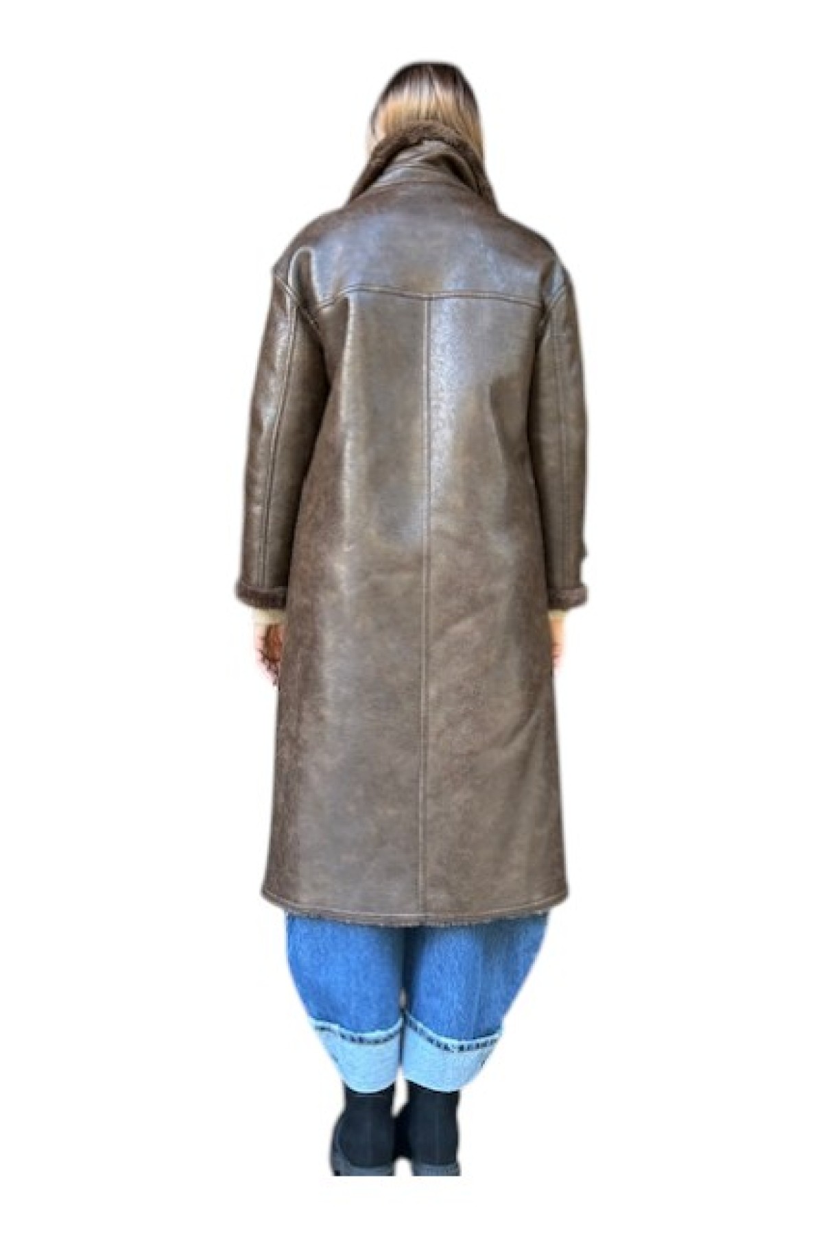 ΔΕΡΜΑΤΙΝΟ ΠΑΛΤΟ ECO-LEATHER