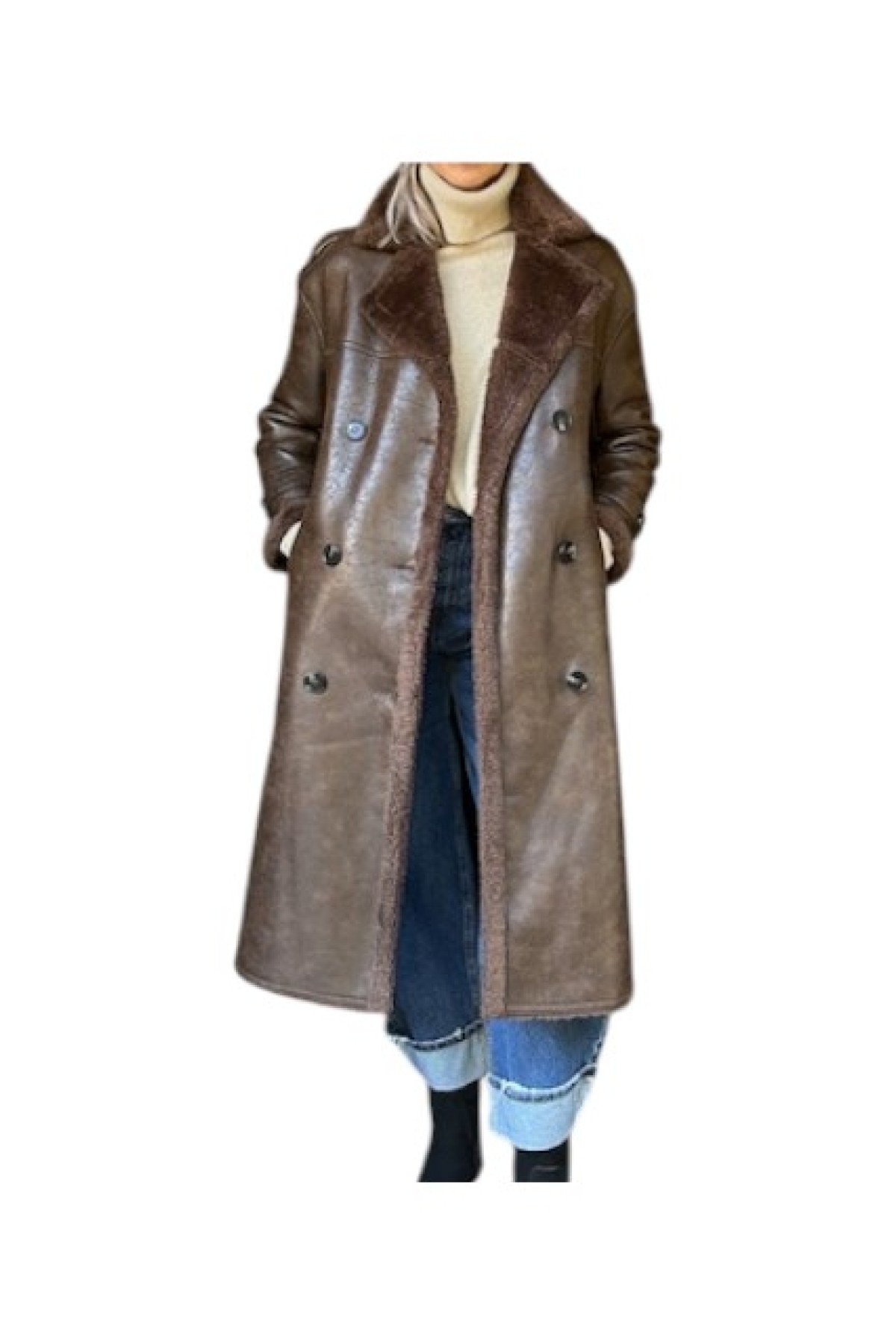 ΔΕΡΜΑΤΙΝΟ ΠΑΛΤΟ ECO-LEATHER