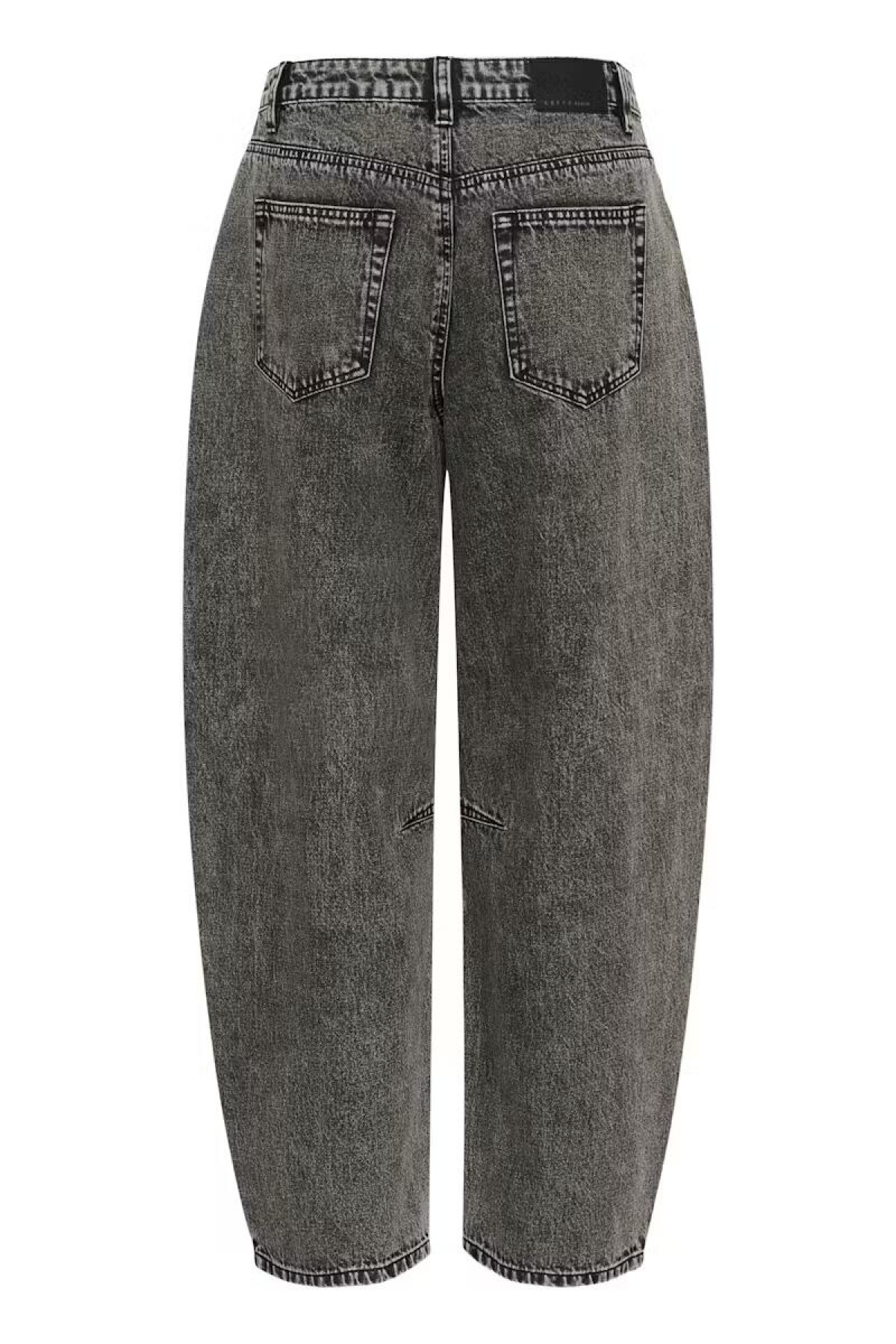 Γκρι barrel jeans