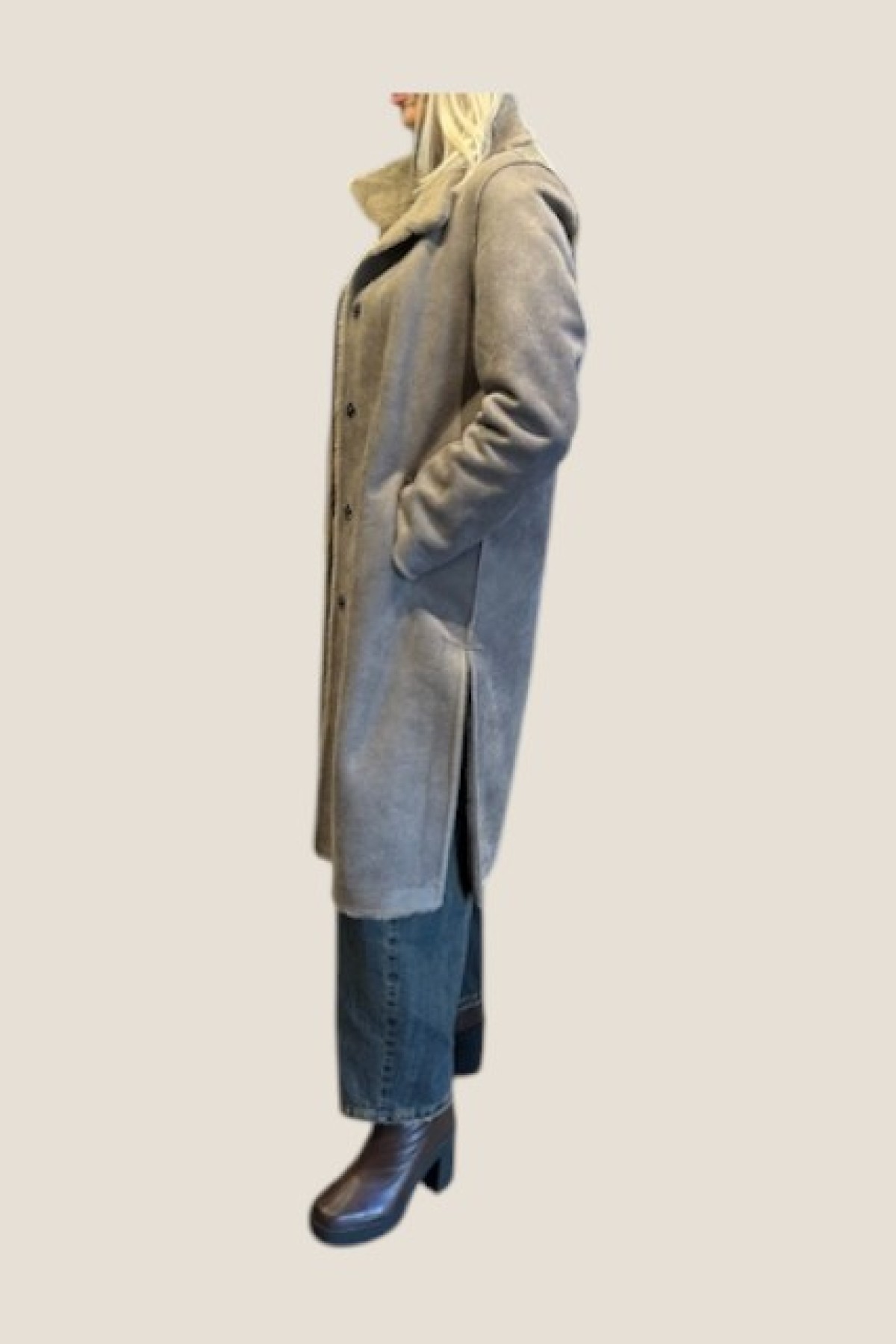 SOUPER SOFT COAT WITH SIDE SLITS