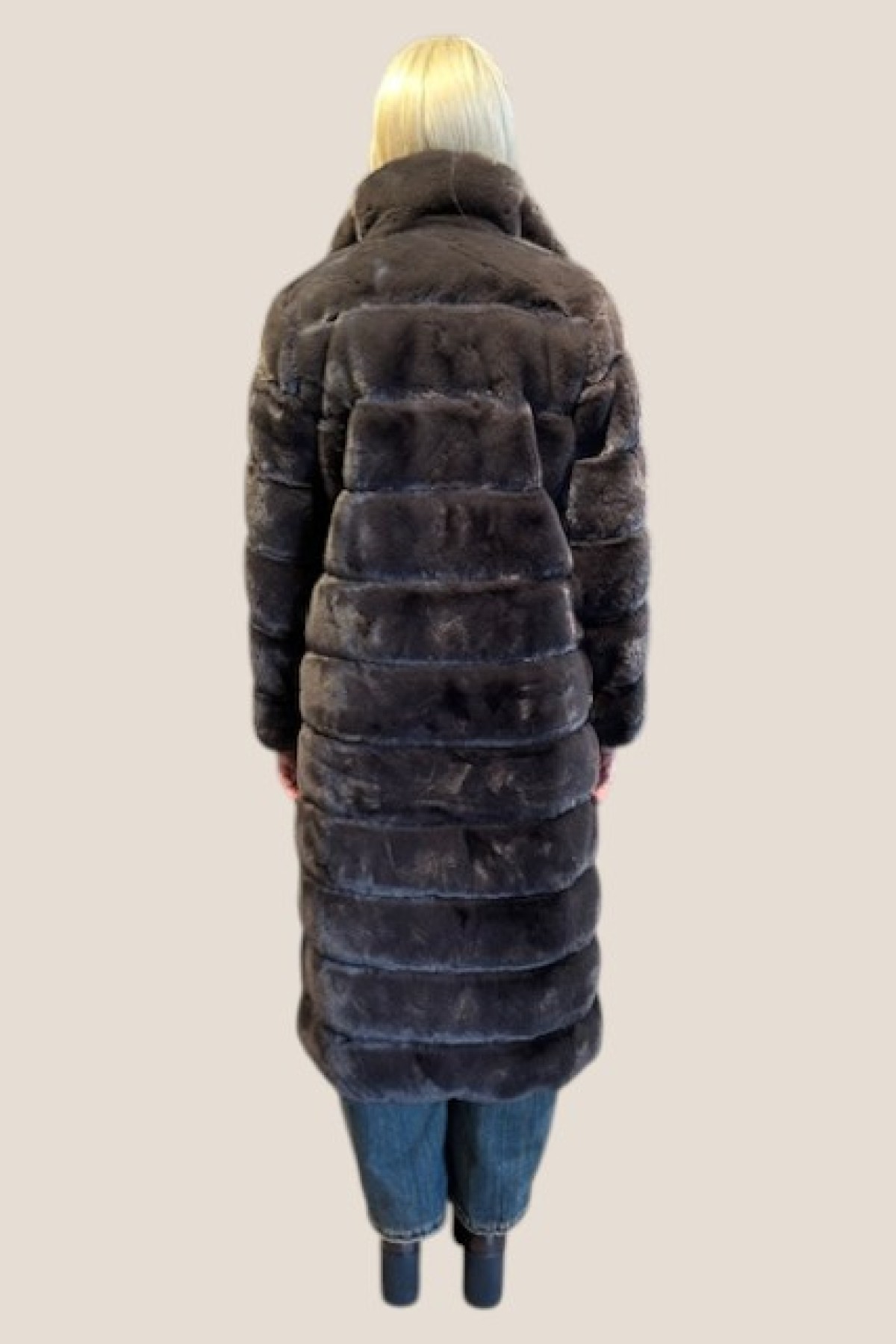 ECO - FUR COAT / TWO COLORS BLACK & WHITE