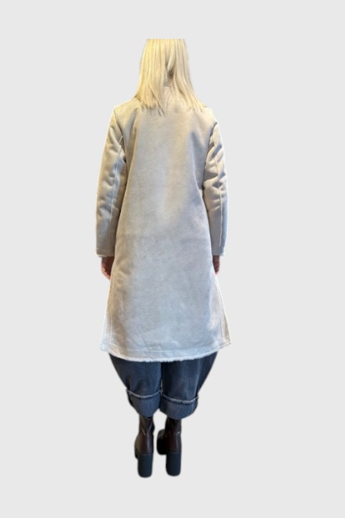 MOUTON COAT. THREE COLORS, BEIGE, GRAY & BLACK