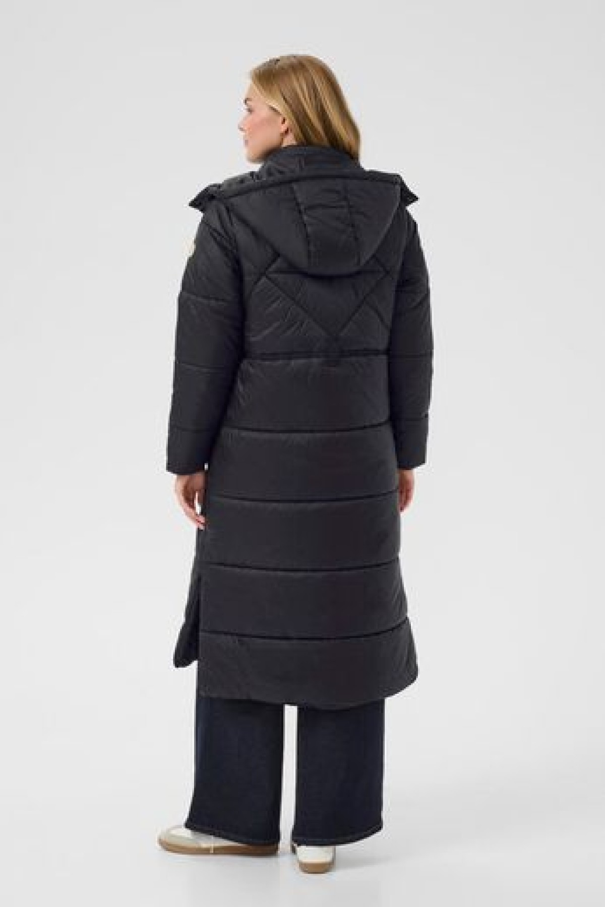 LONG COAT WITH HOOD