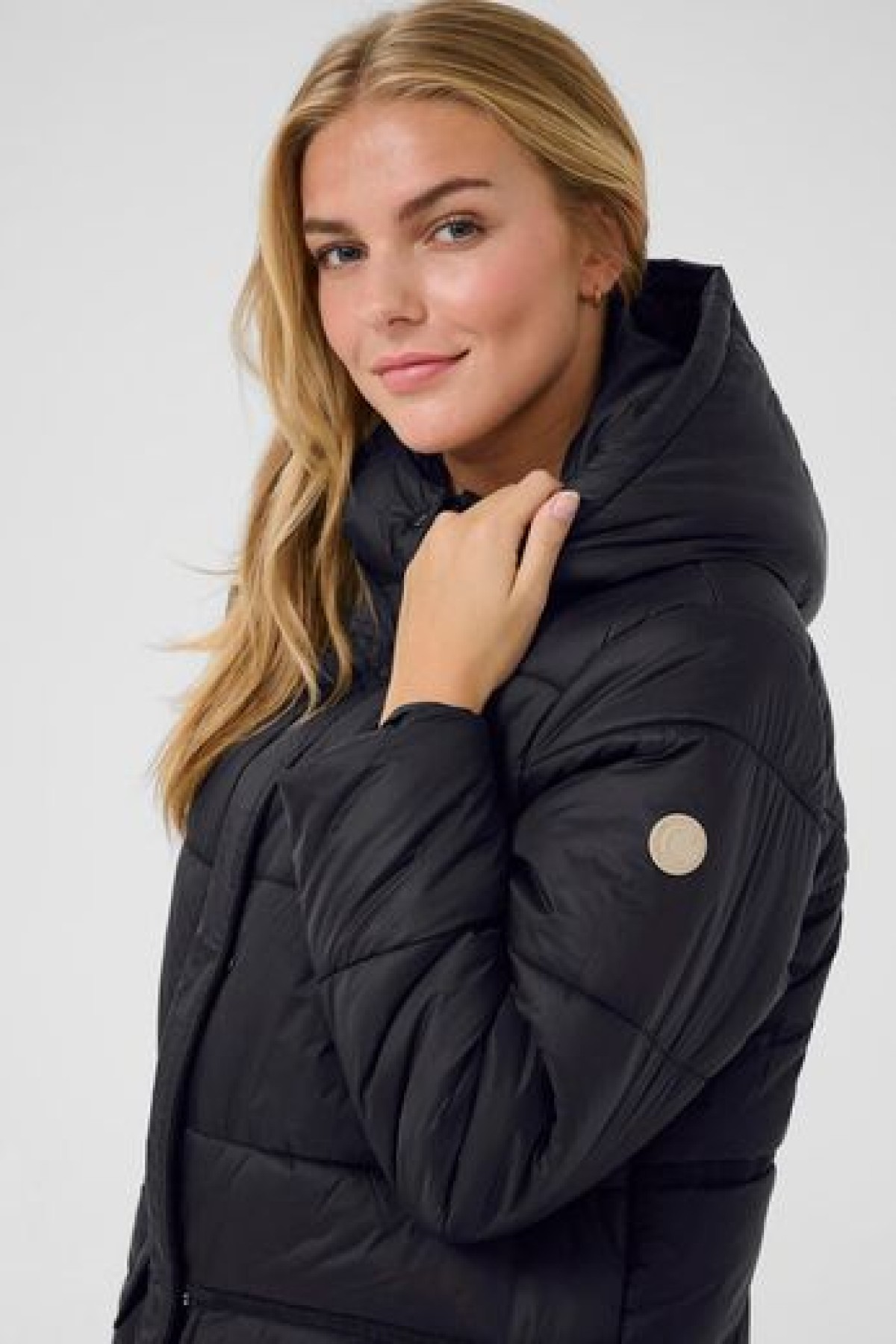 LONG COAT WITH HOOD