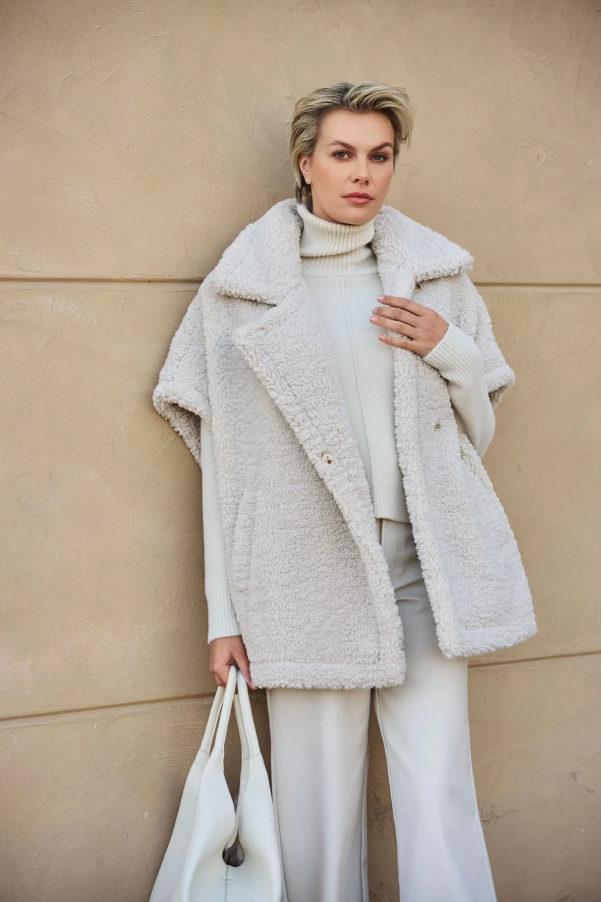 ΑΠΑΛΟ ΚΑΙ ΠΟΛΥΤΕΛΕΣ TEDDY ΓΙΛΕΚΟ. ΔΥΟ ΧΡΩΜΑΤΑ, ΚΑΦΕ ΚΑΙ ΕΚΡΟΥ