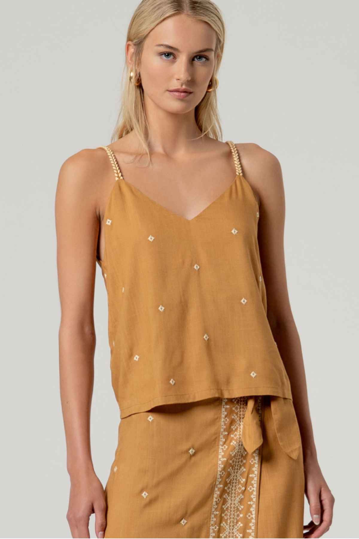 Strap Top. Wear it with the matching pants