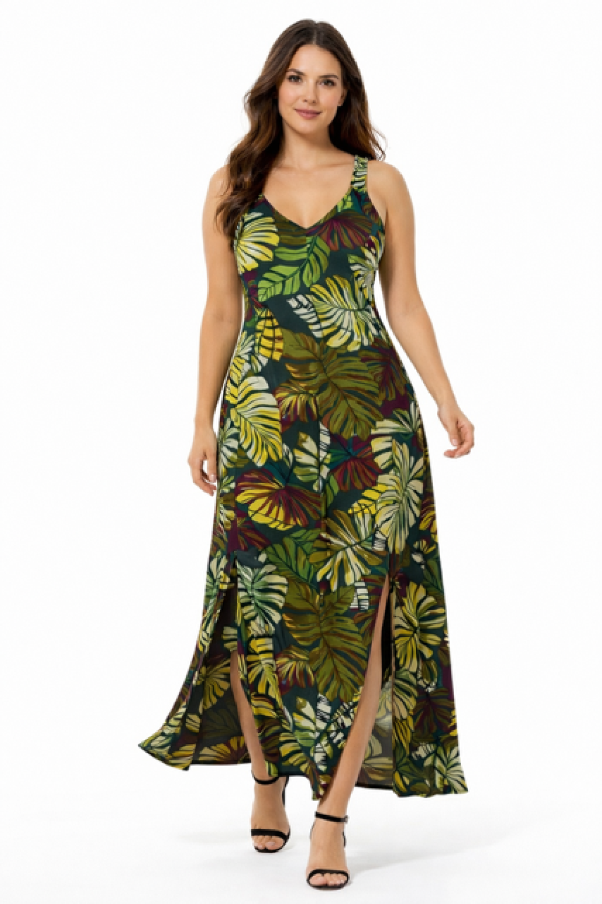 Φλοράλ μαξι φόρεμα.