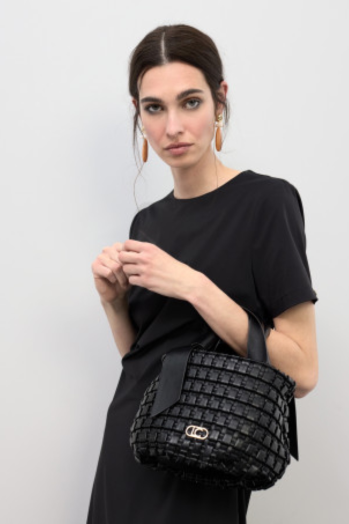 Braided/woven handbag