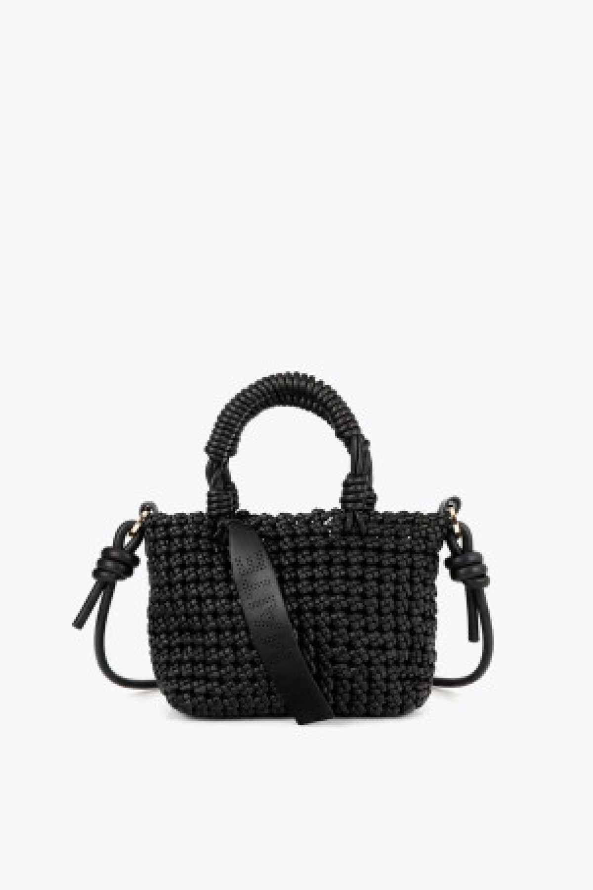 Braided/woven basket bag
