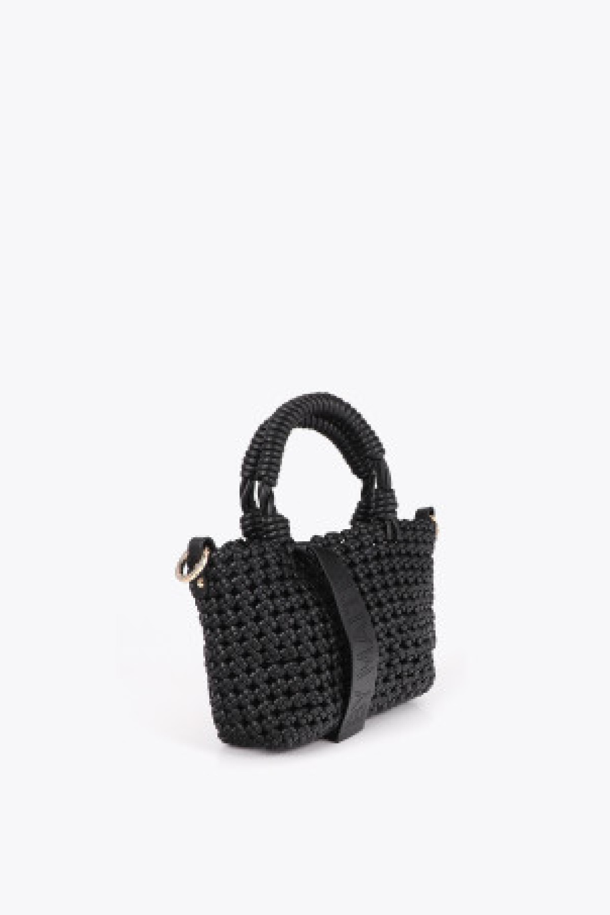 Braided/woven basket bag