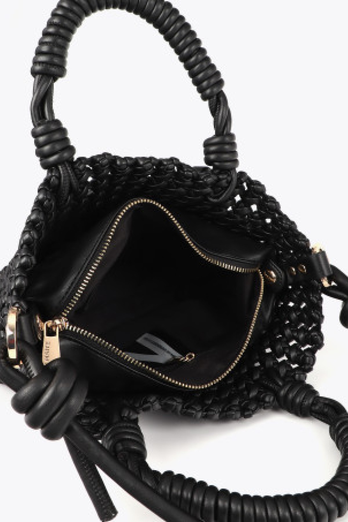 Braided/woven basket bag