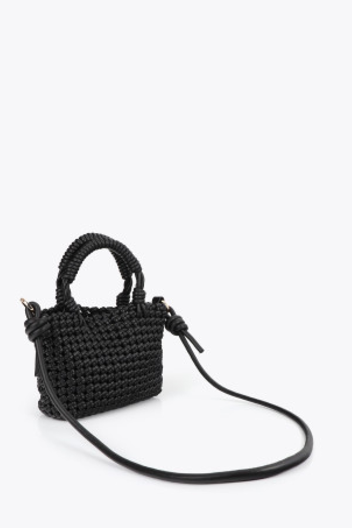 Braided/woven basket bag