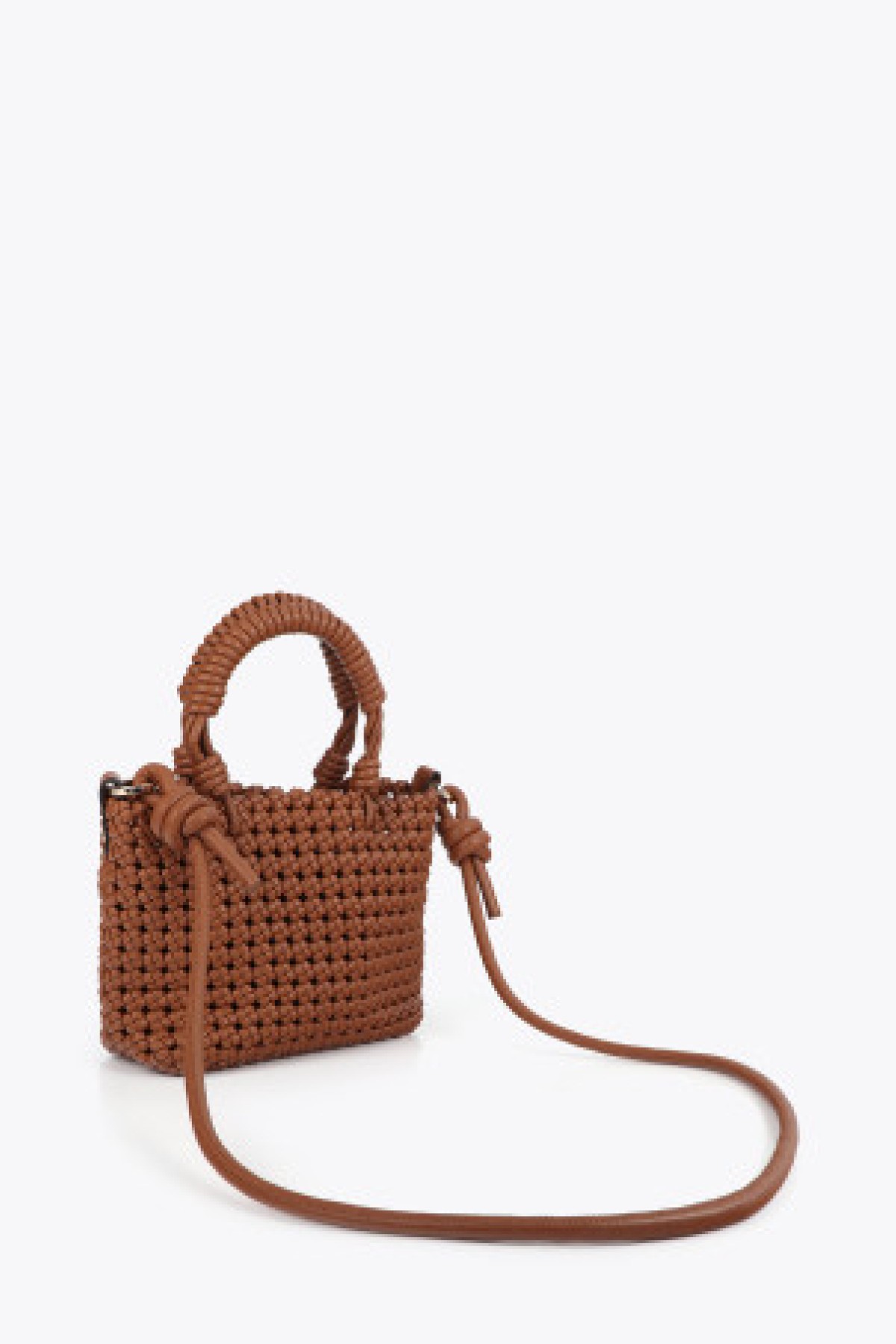 Braided/woven basket bag