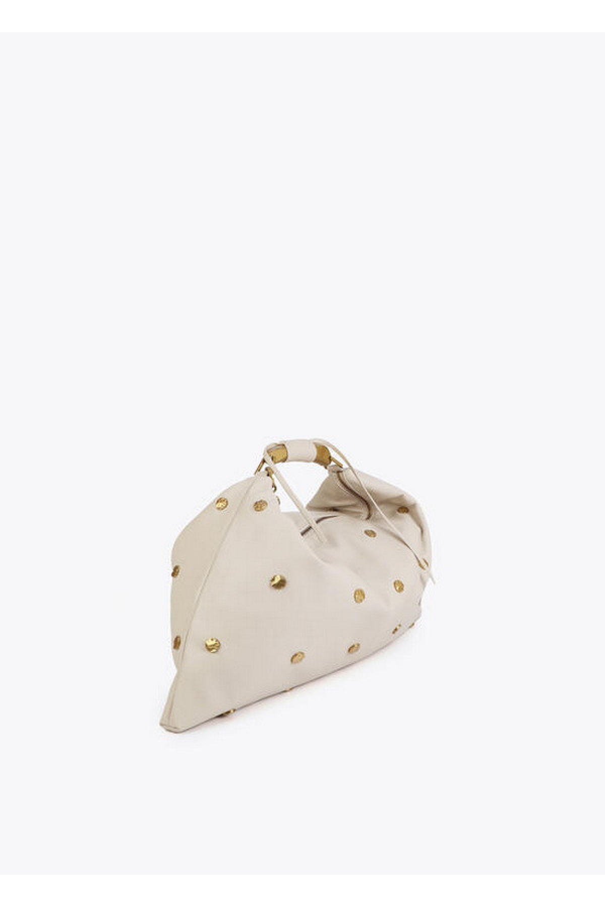 Shoulder bag with gold studs