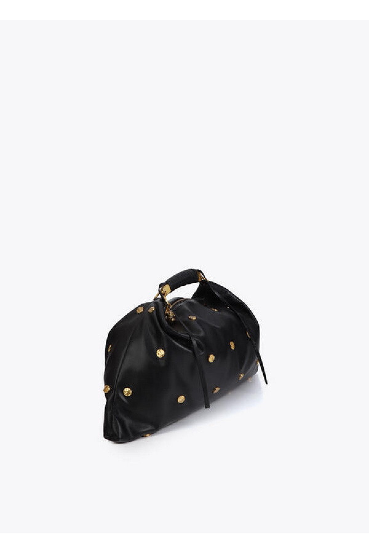 Shoulder bag with gold studs