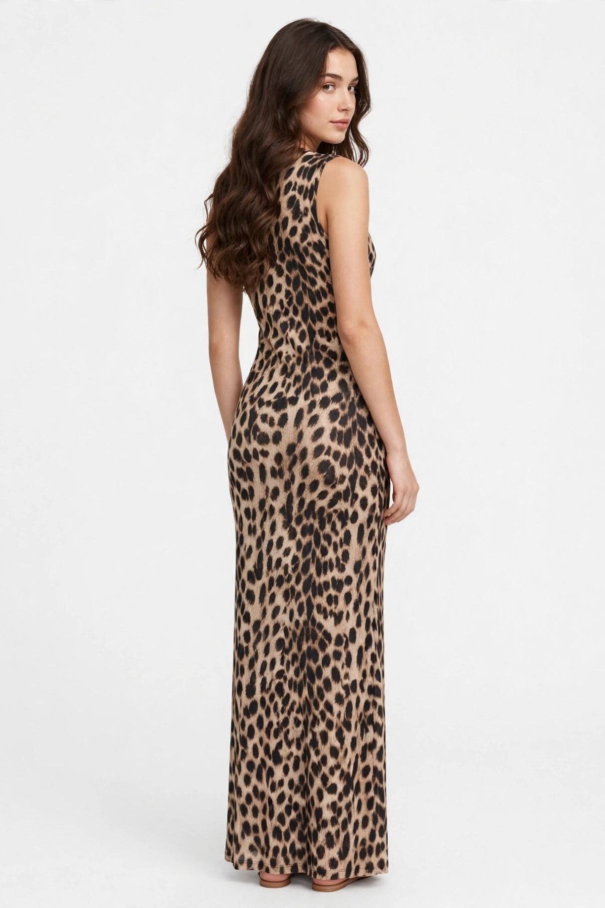Animal Print Maxi Dress