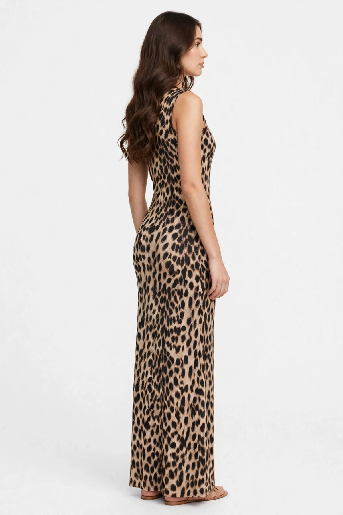 Animal Print Maxi Dress