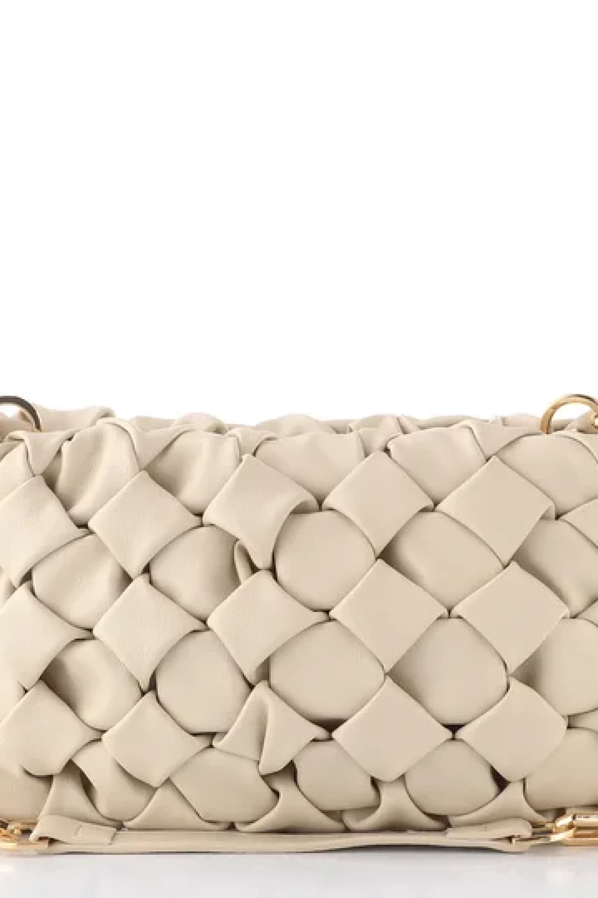 Shoulder bag with knot effect.