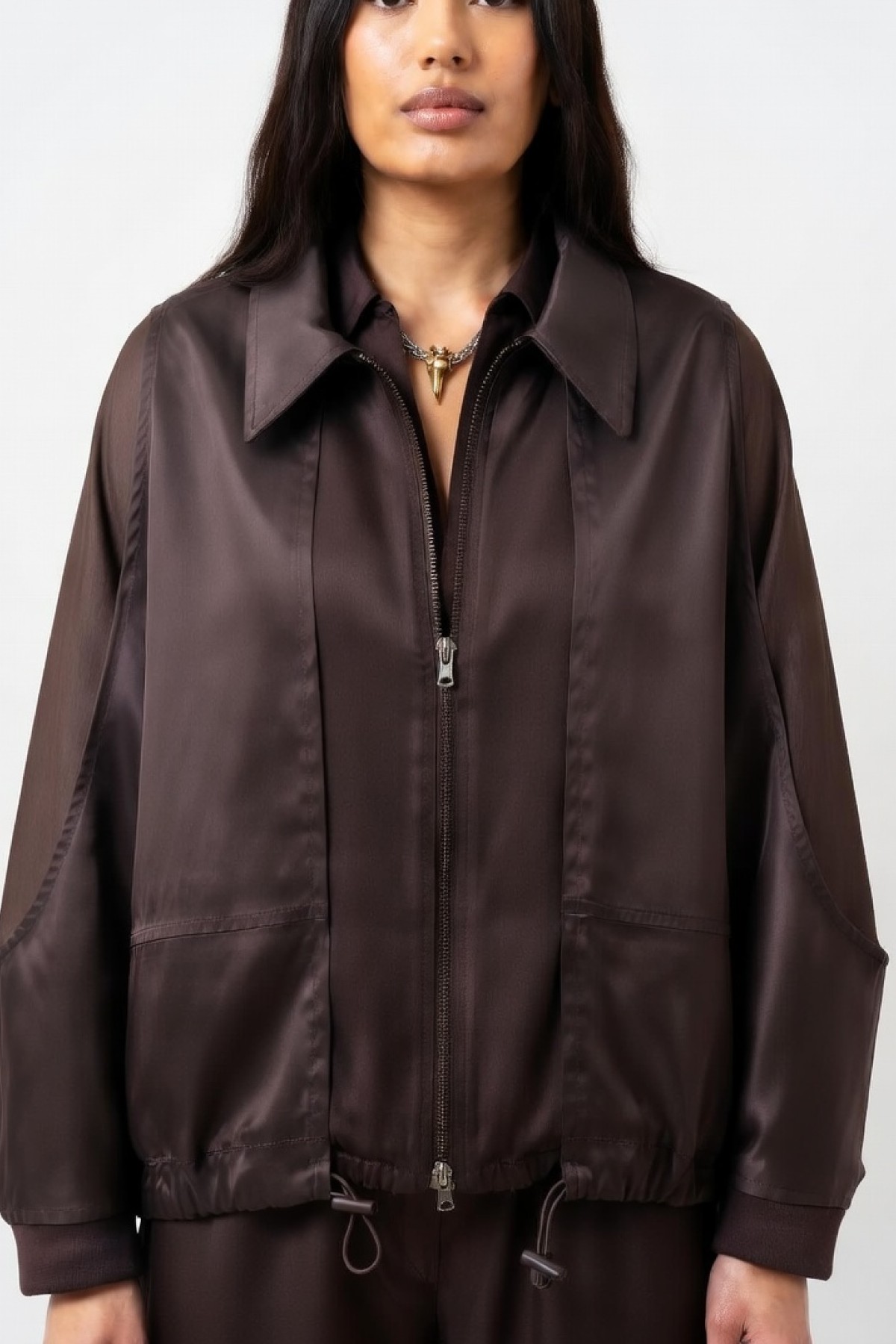 Oversized bomber jacket