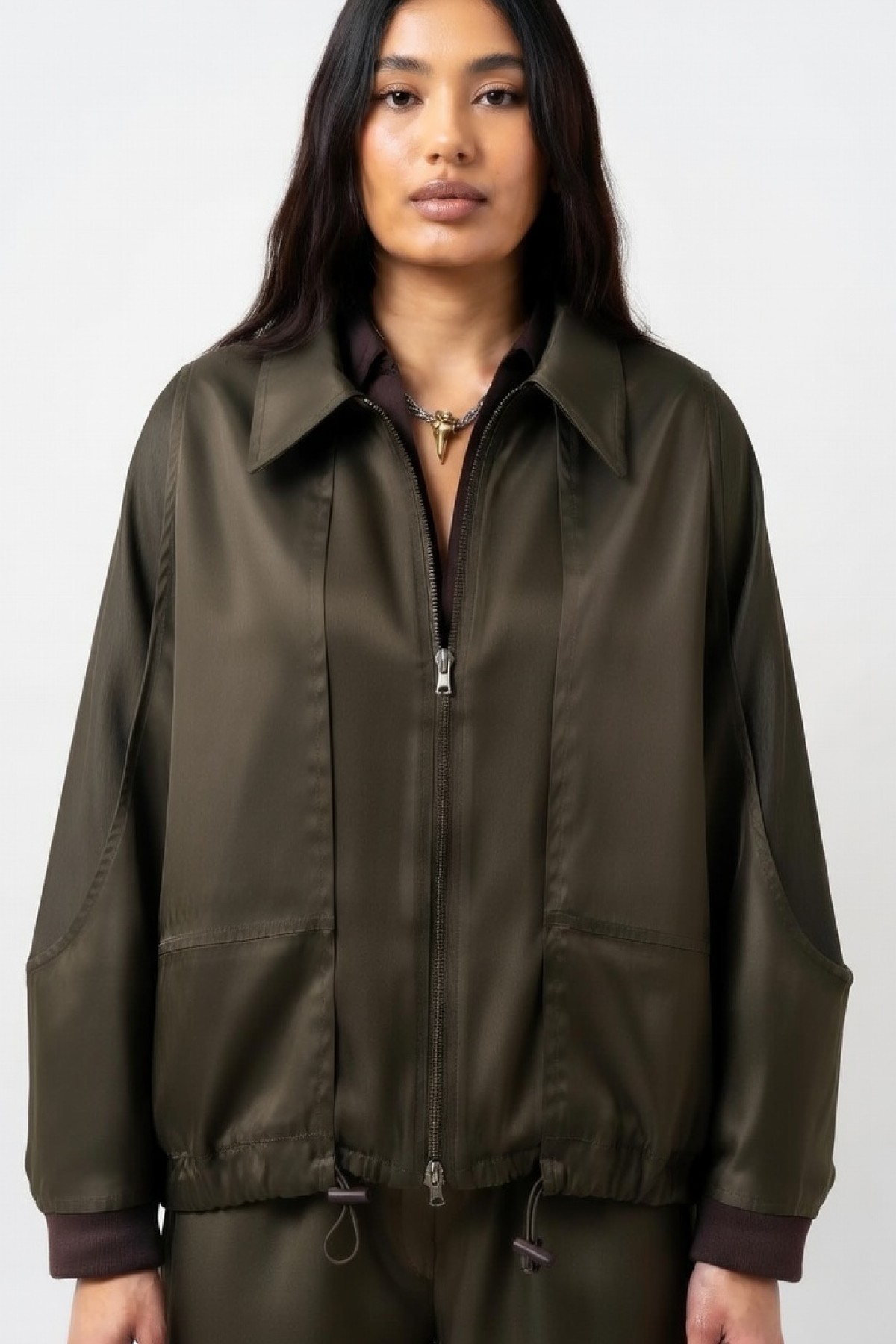 Oversized bomber jacket