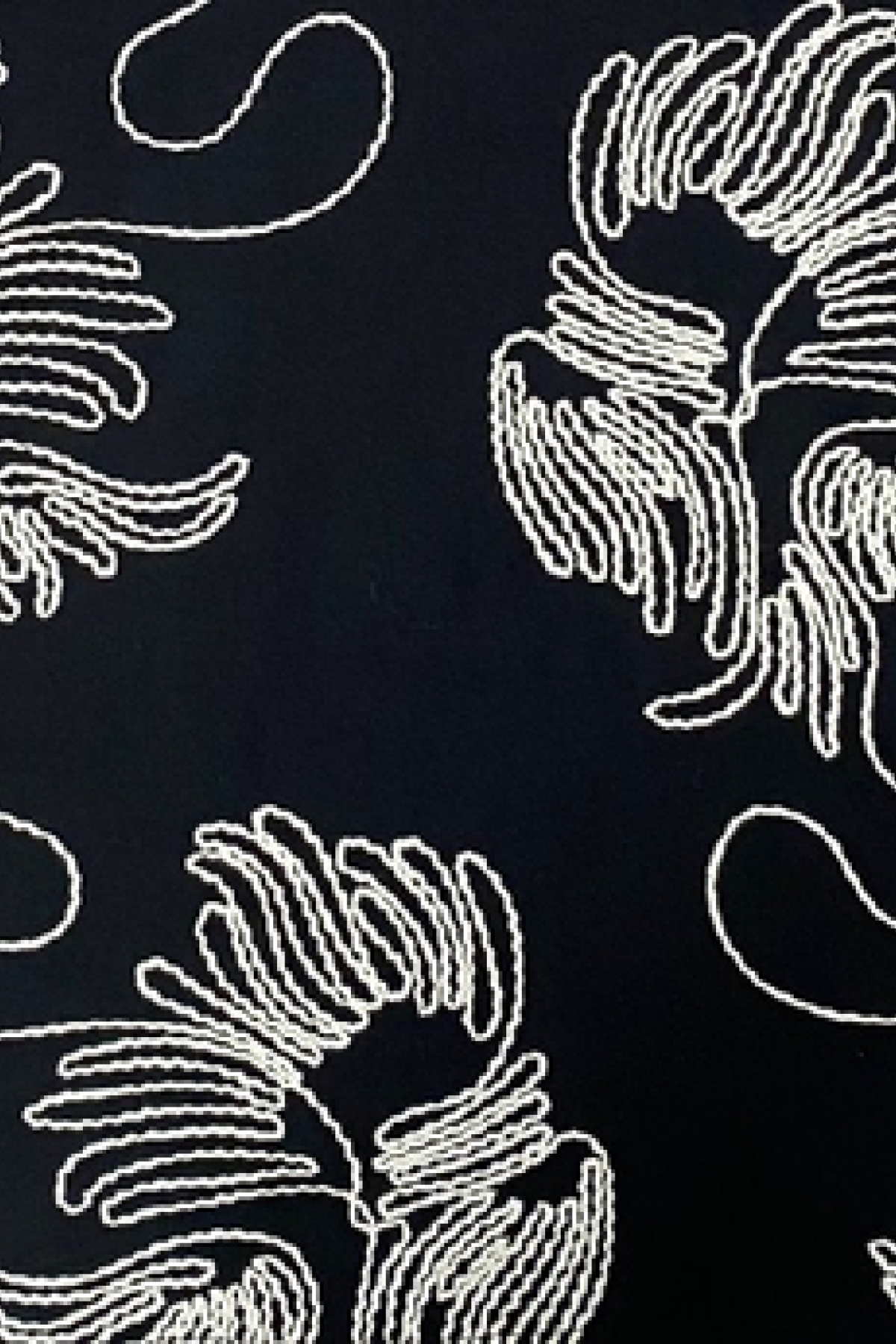 Long sleeves blouse with a V-neckline