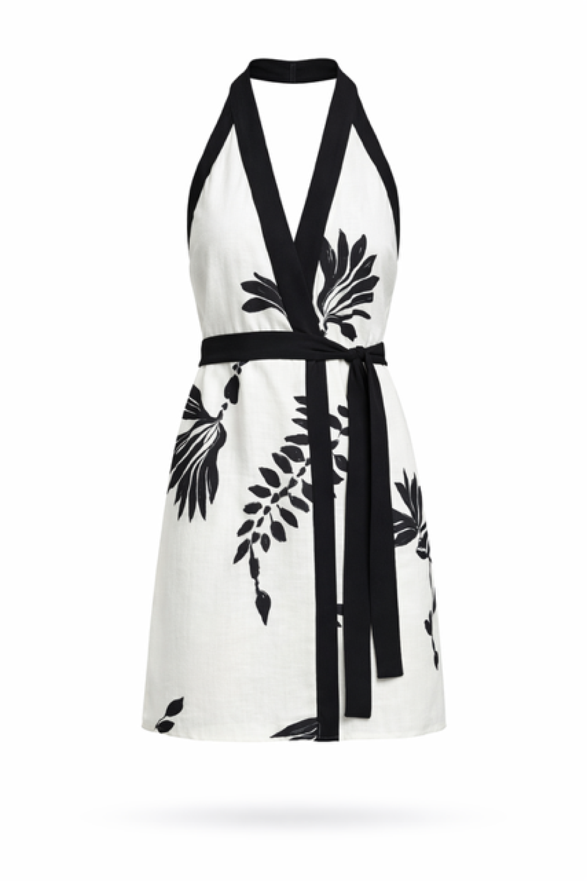 Αμάνικο μινι κρουαζέ φόρεμα.