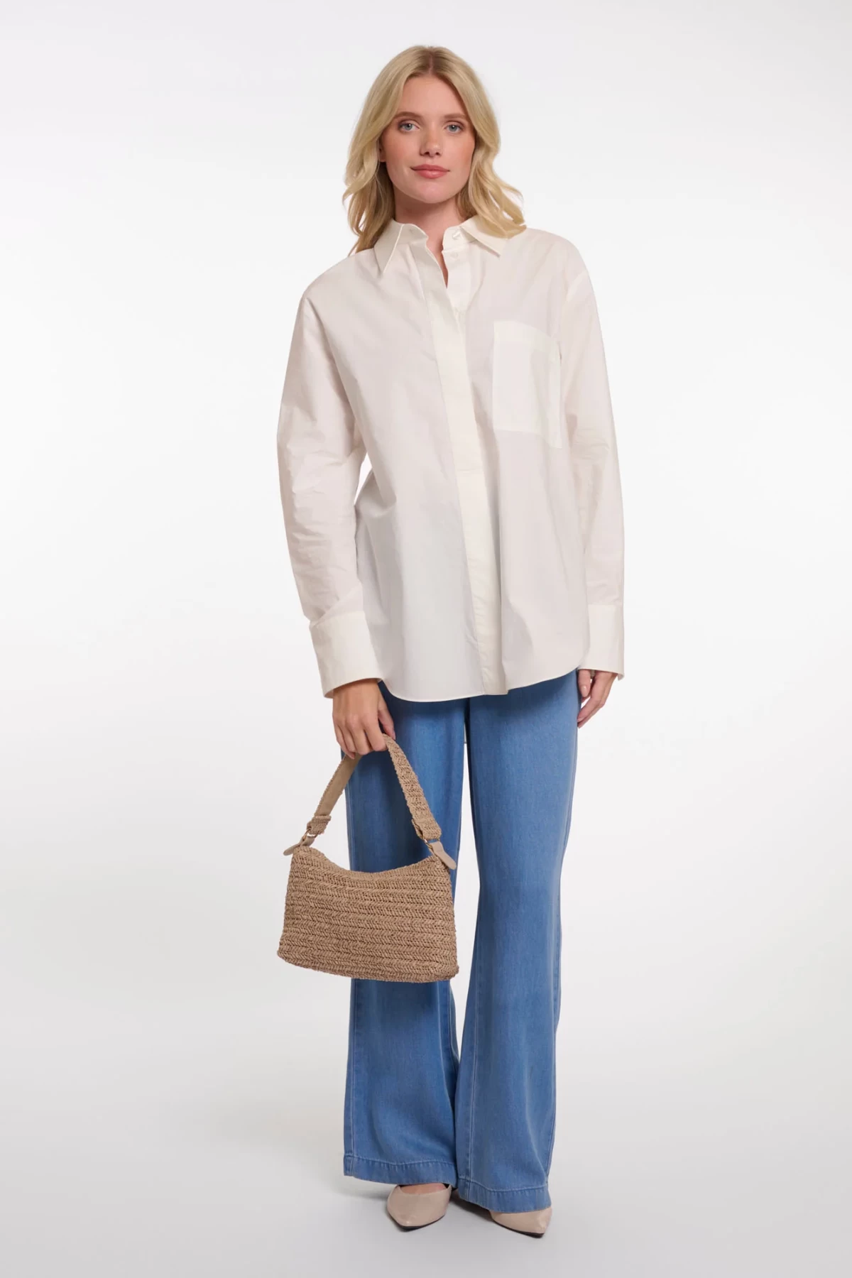 Raffia handbag