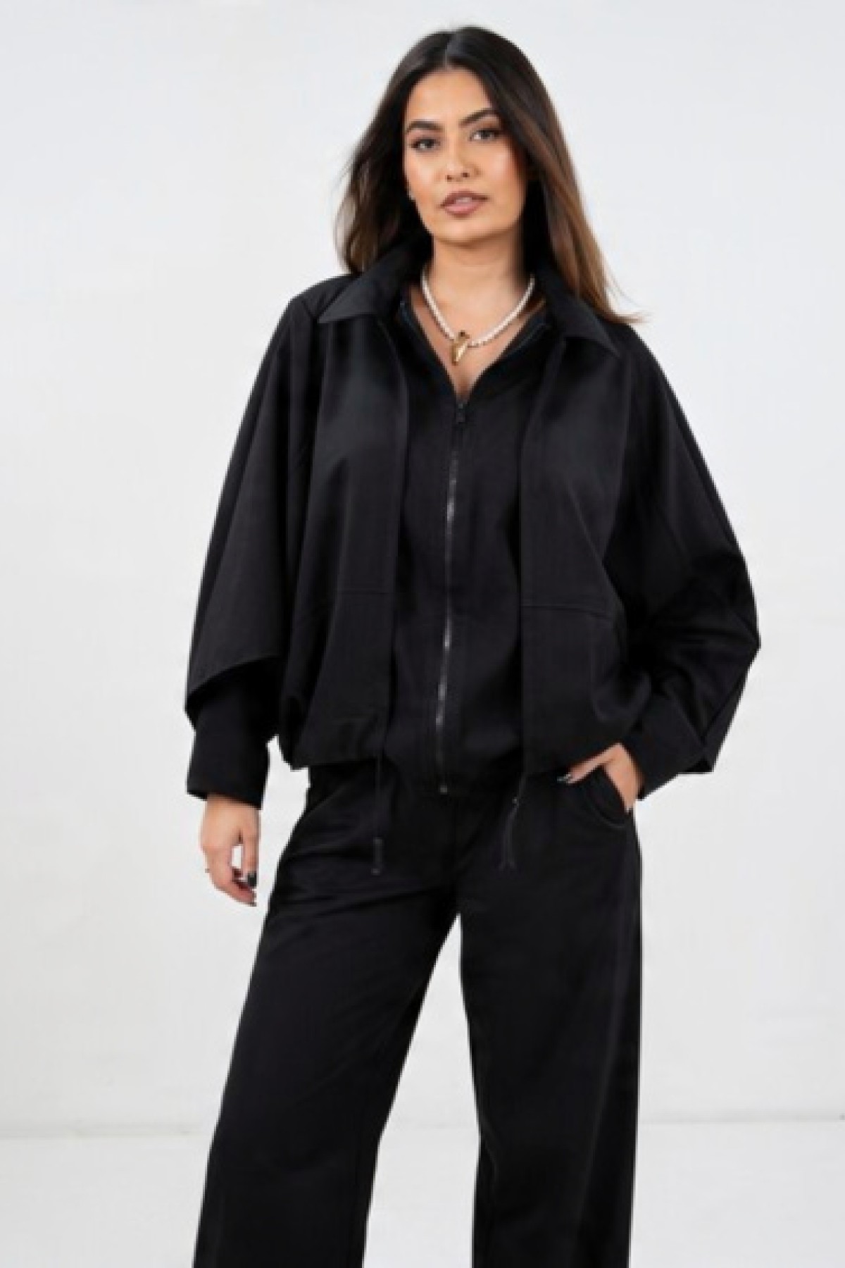 Oversized bomber jacket