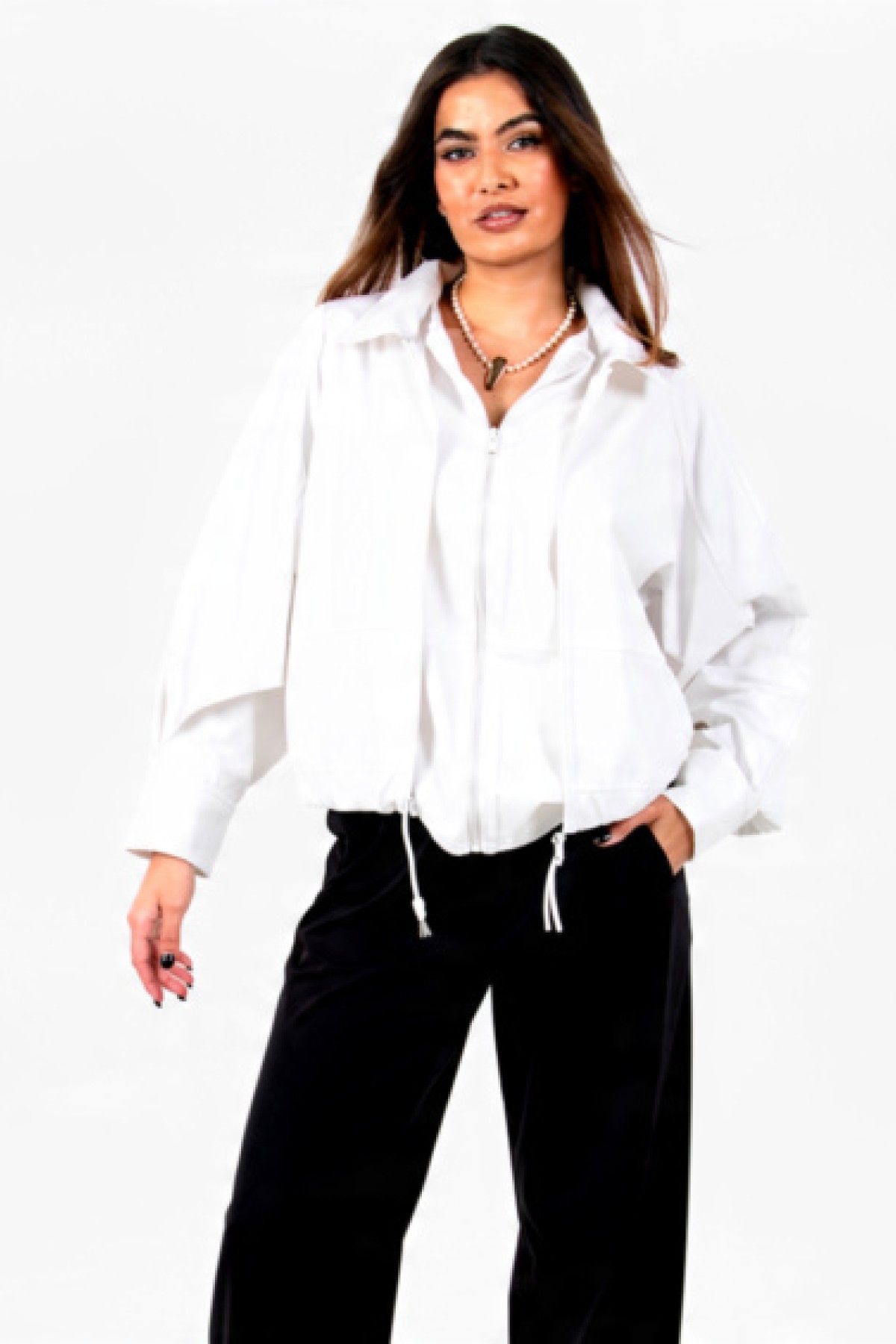 Oversized bomber jacket