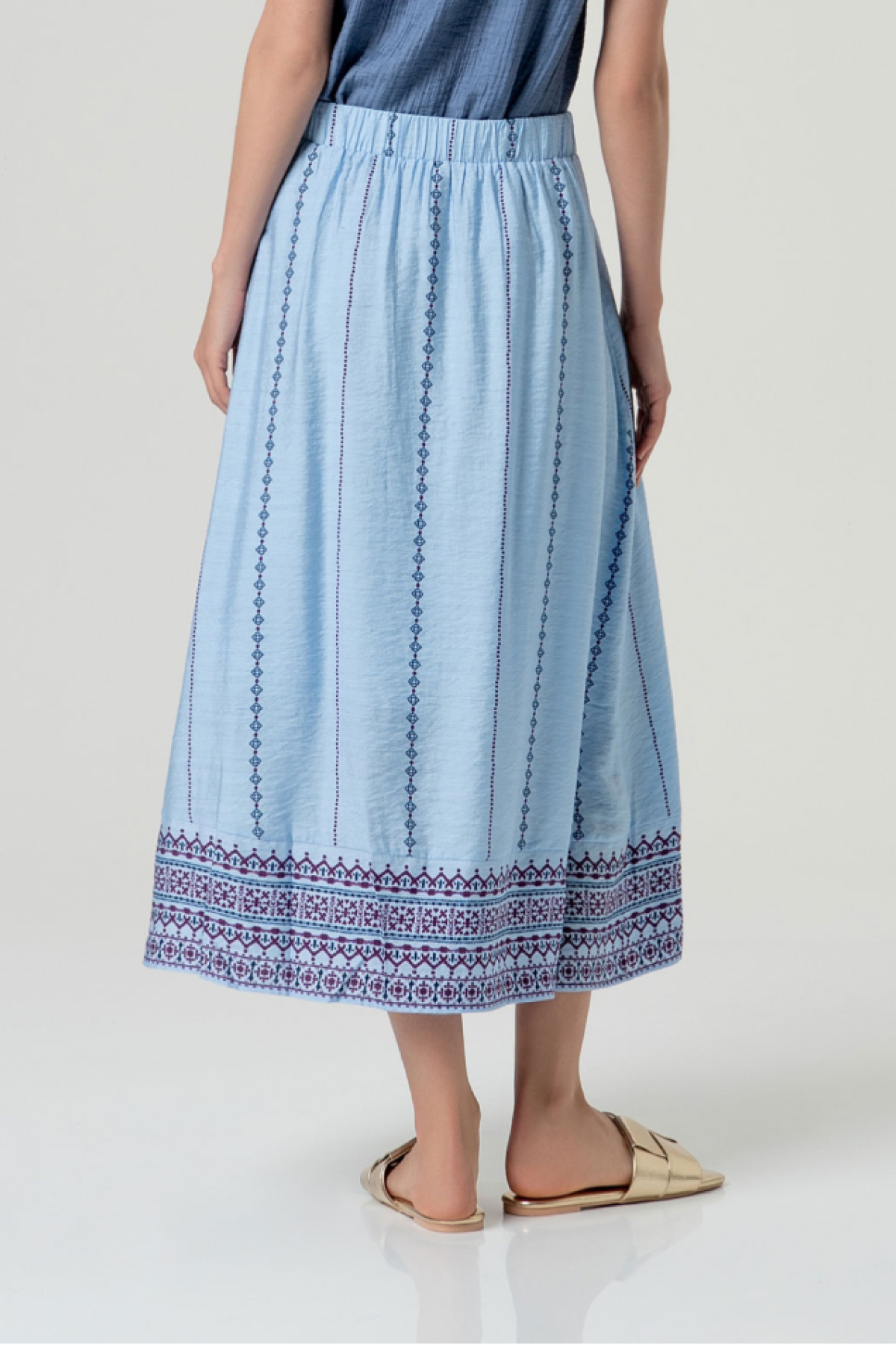 Midi κλος φούστα .