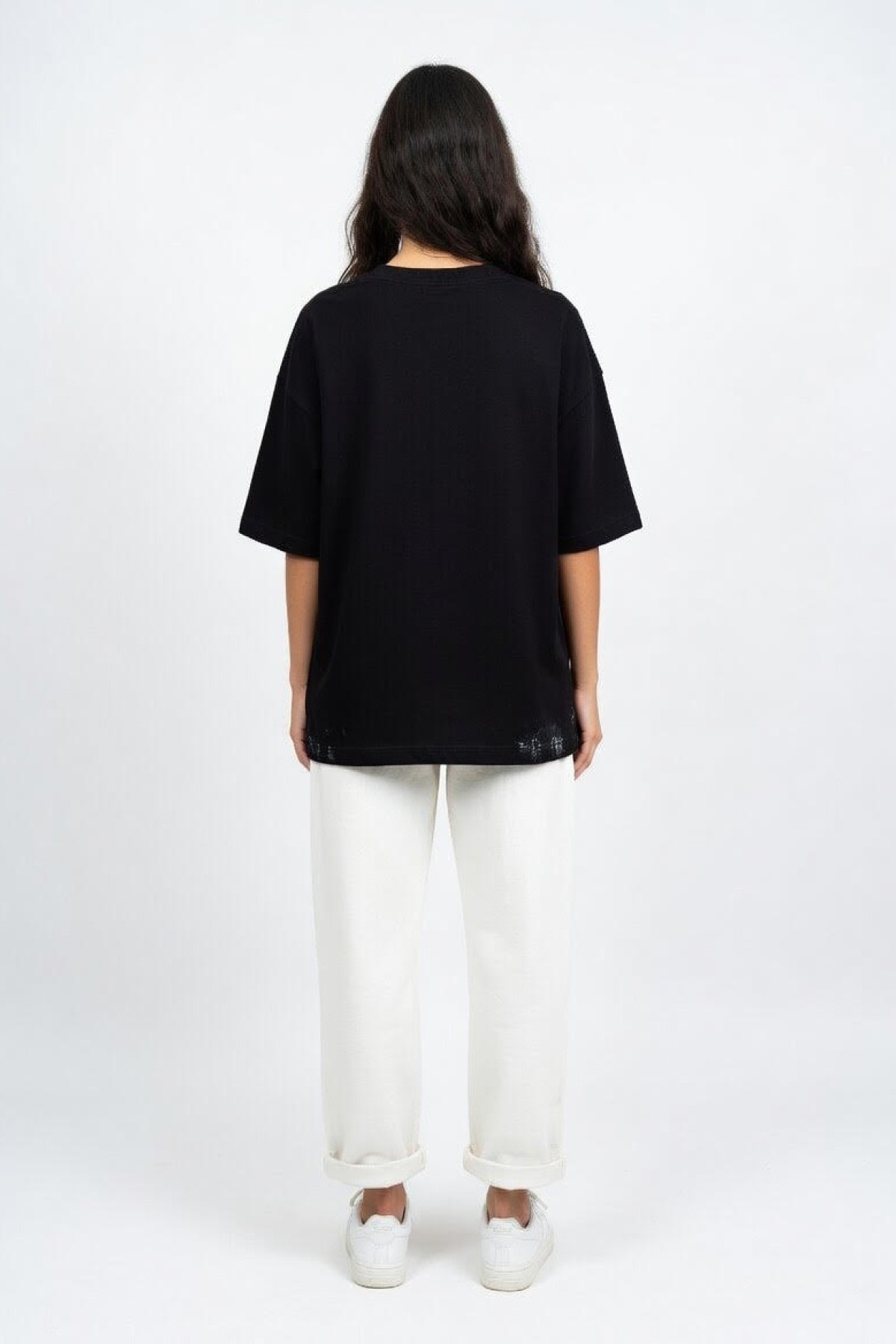 Μαύρο T-shirt με Graffiti Slogan by SOMMA DESIGN