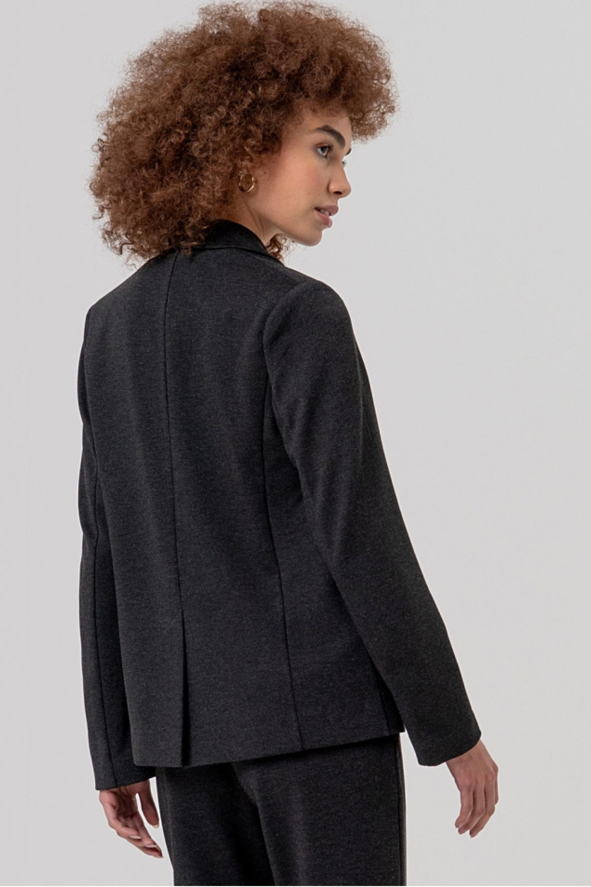 Knit Blazer with  Lapel