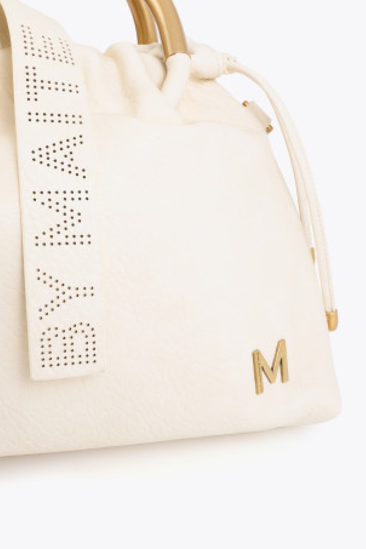 Metal round handle bag