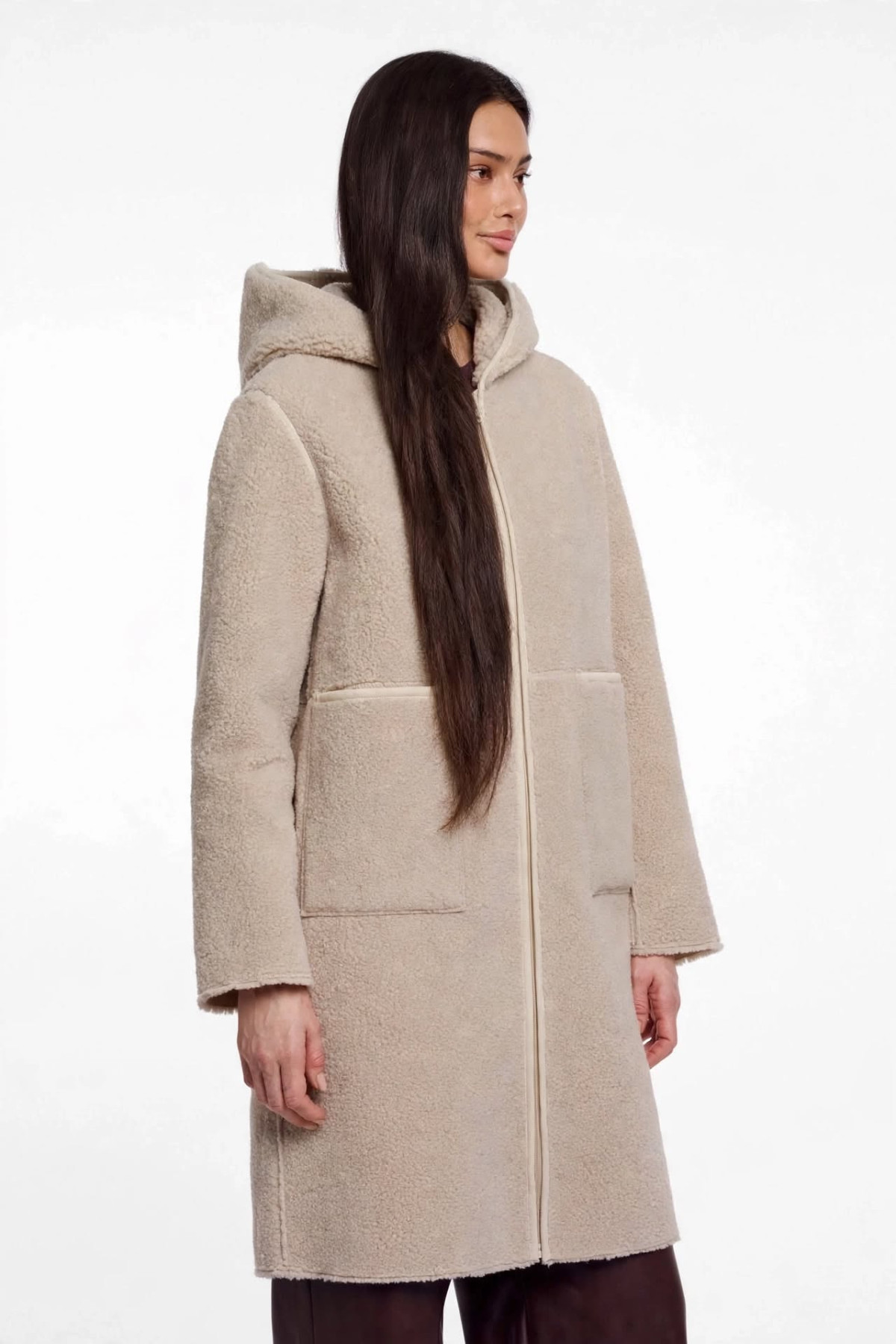 Reversible hooded coat