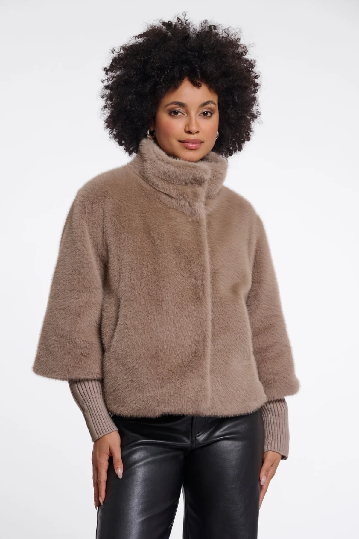 Faux-fur  jacket