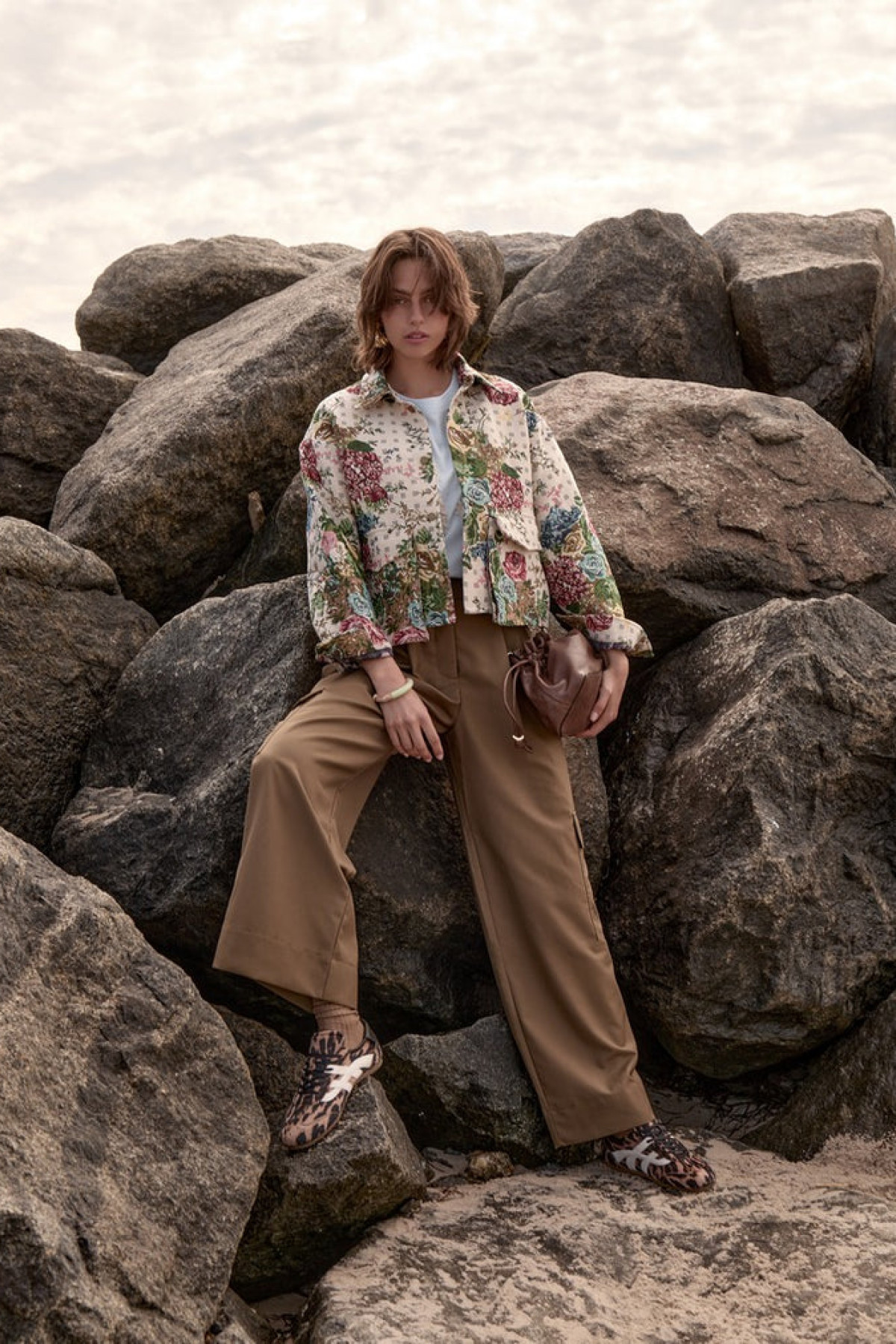 Floral oversize jacket