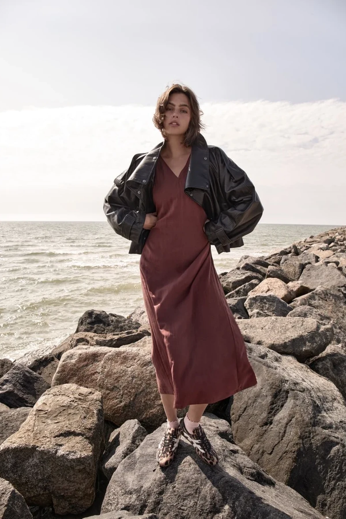 Vegan leather jacket