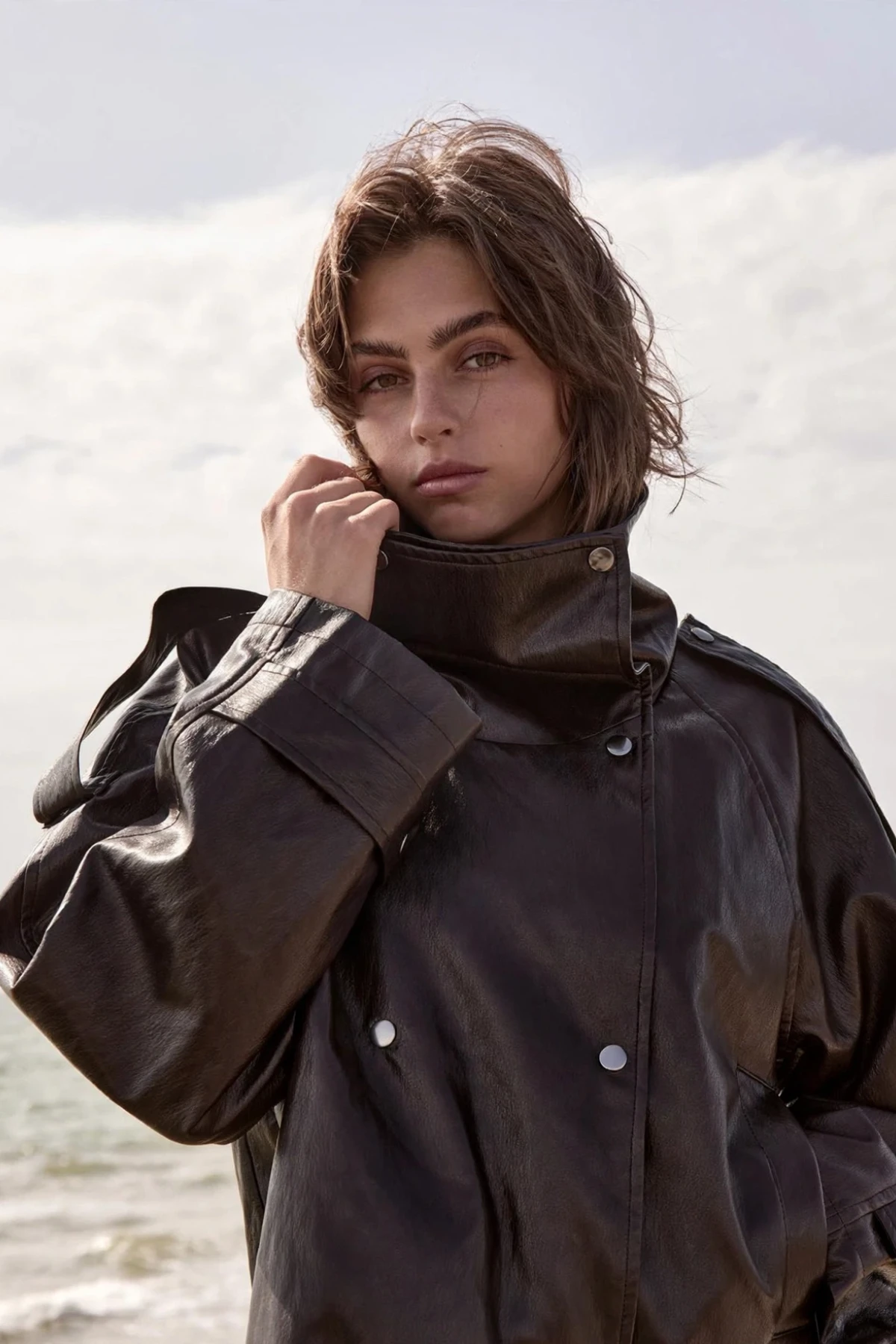 Vegan leather jacket