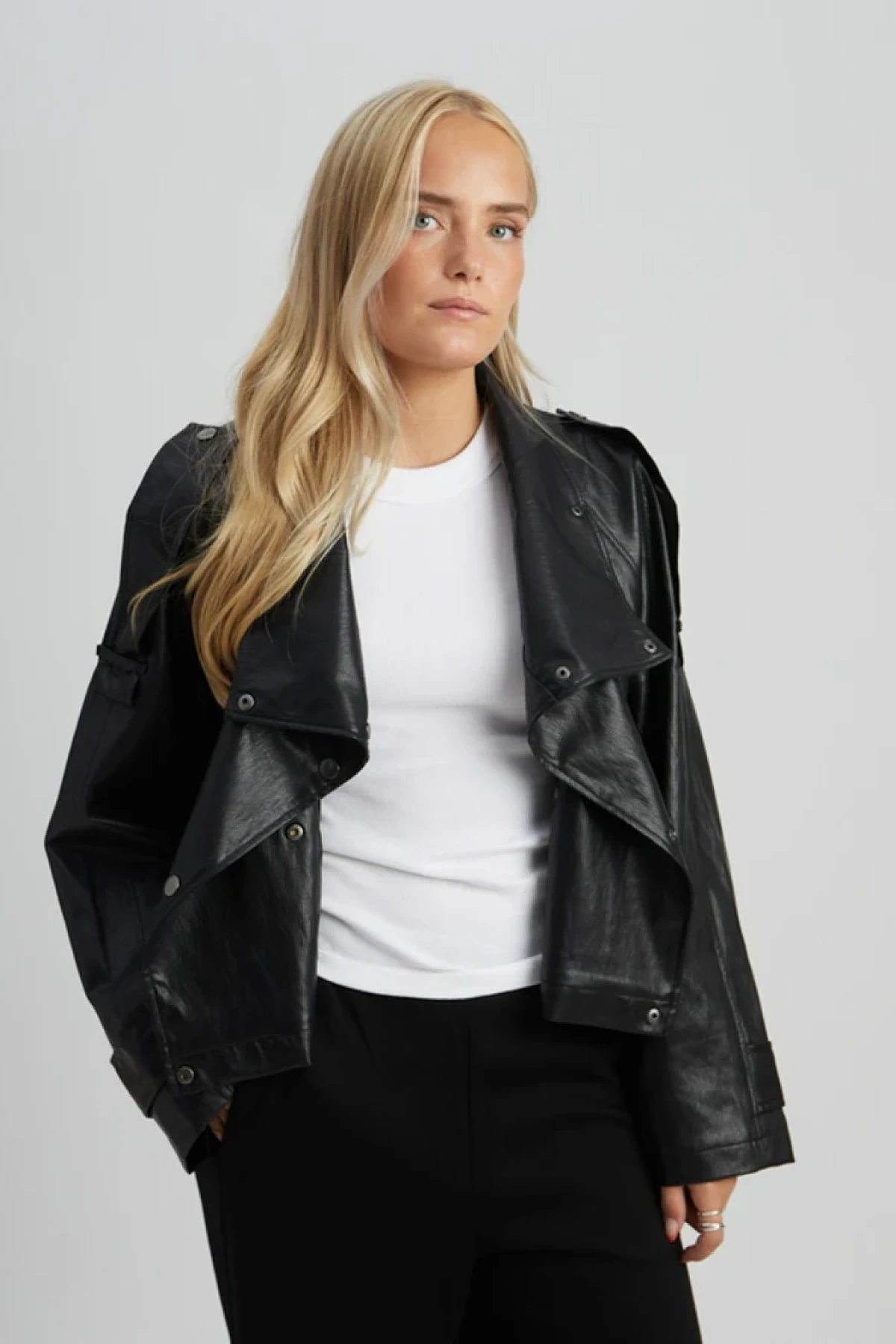 Vegan leather jacket