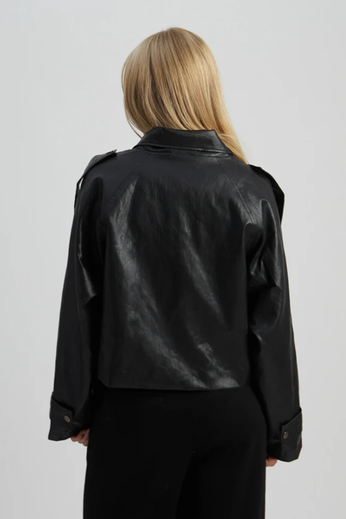 Vegan leather jacket