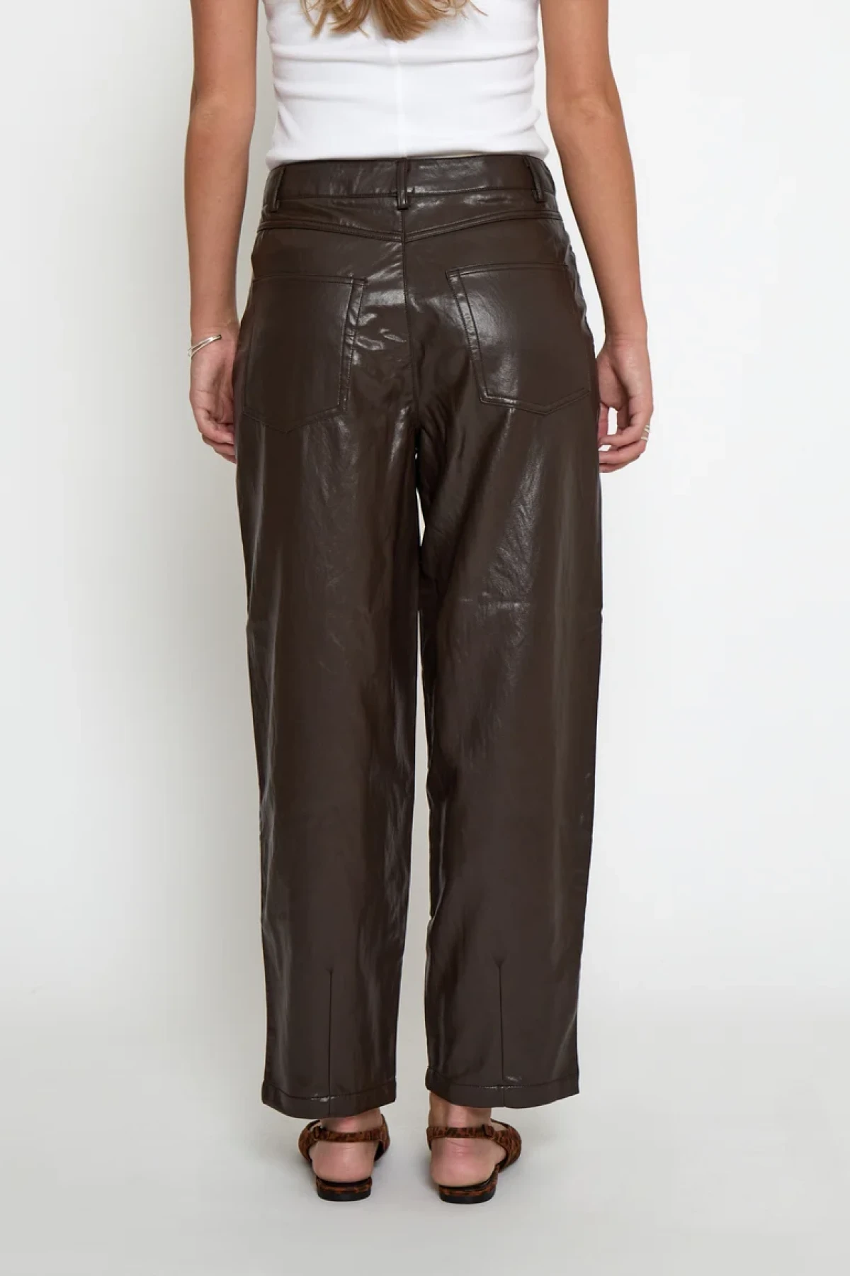 Eco-leather pants